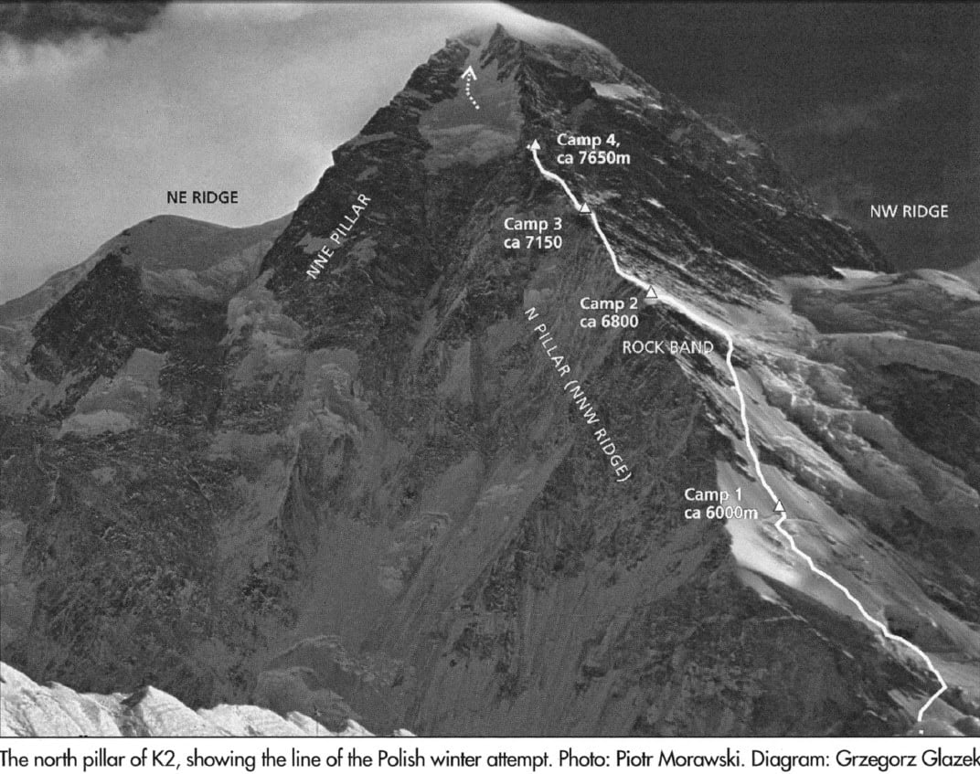 К2 схема восхождения