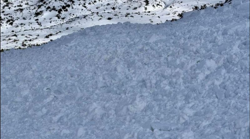 лавина на Боровец