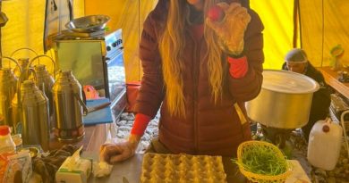 Силвия Аздреева базов лагер на Еверест