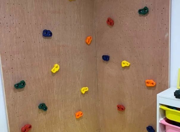катерачна стена от подръчни материали