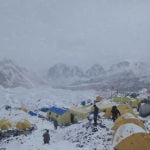 базов лагер на Еверест