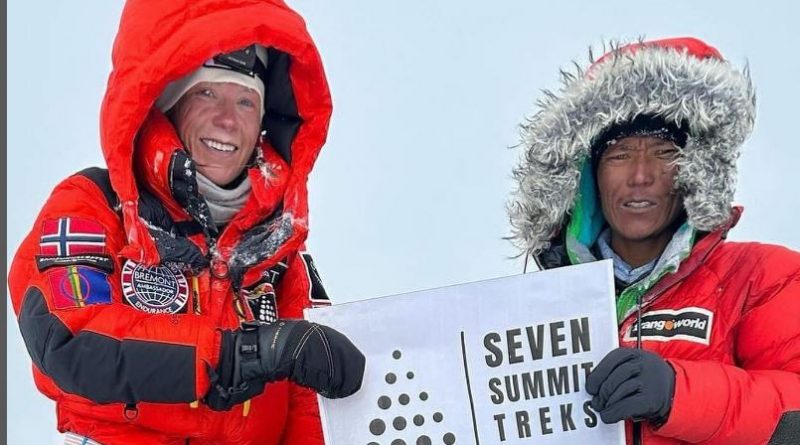 Кристин Харила и Лакпа на К2