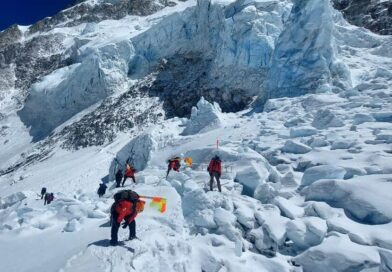 фиксиране на маршрут към еверест