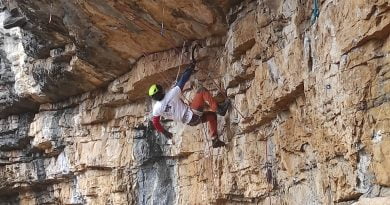 Ледено катерене Бов, Върхове