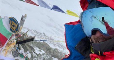 Жан Картелов на пик Ленин