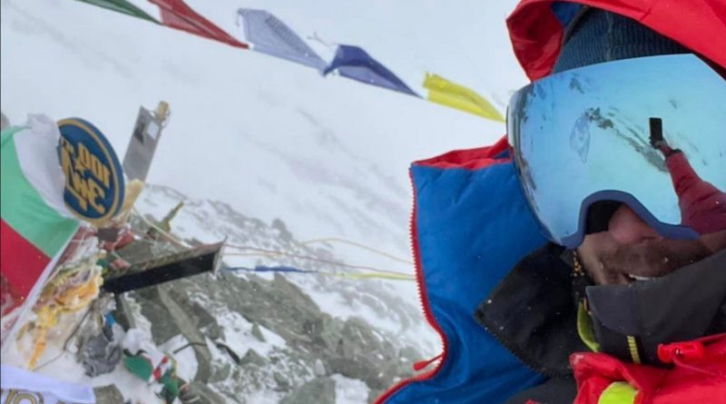 Жан Картелов на пик Ленин