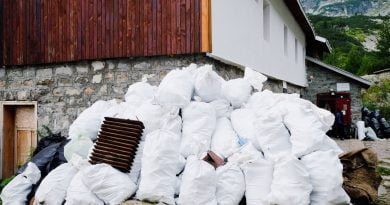 Събраните отпадъци от почистването на Рила / август 2022