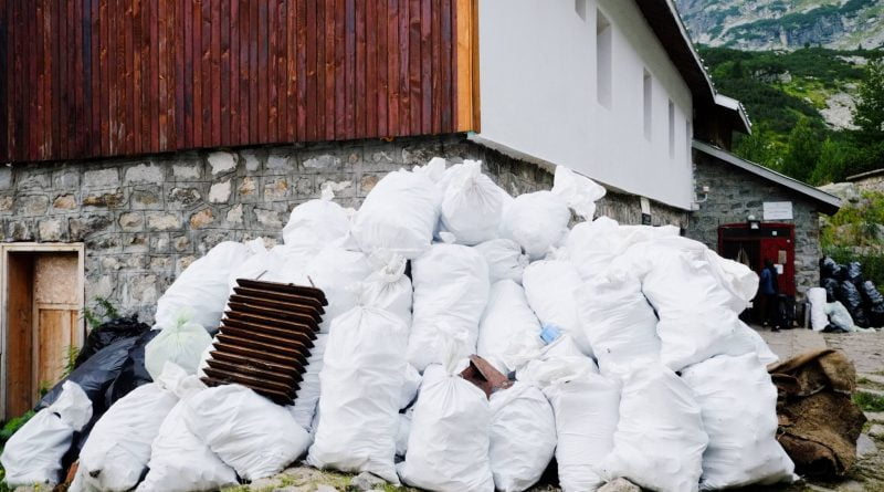 Събраните отпадъци от почистването на Рила / август 2022