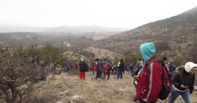 връх стража изкачване природа трън