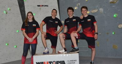 walltopia генерален спонсор на българския национален отбор по състезателно катерене